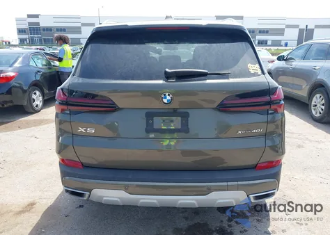 2025 BMW X5 xDrive40I из США, поврежденный, VIN 5UX23EU02S9Z11144